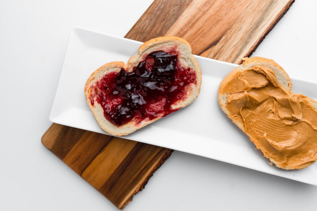 Peanut butter Jelly sandwiches
