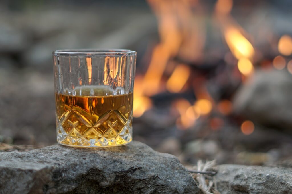 Campfire drinking games