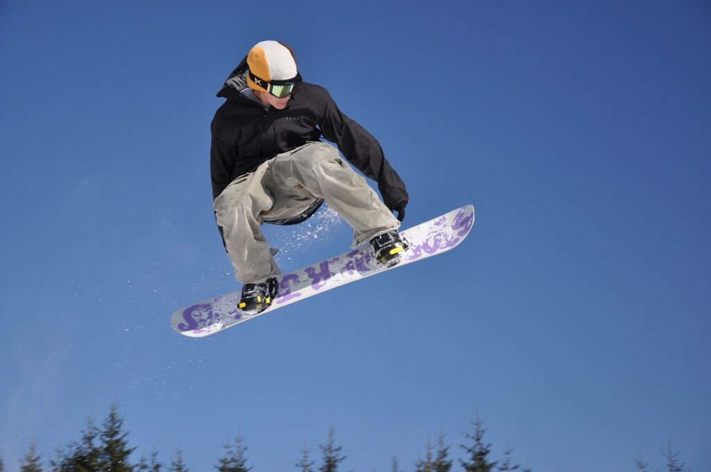 Snowboarding for fitness